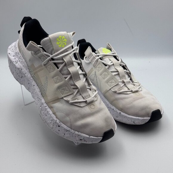 Nike Crater Impact SE Sneakers Men's 8.5 White DJ6308-100 Recycled Running Shoes - Picture 1 of 9
